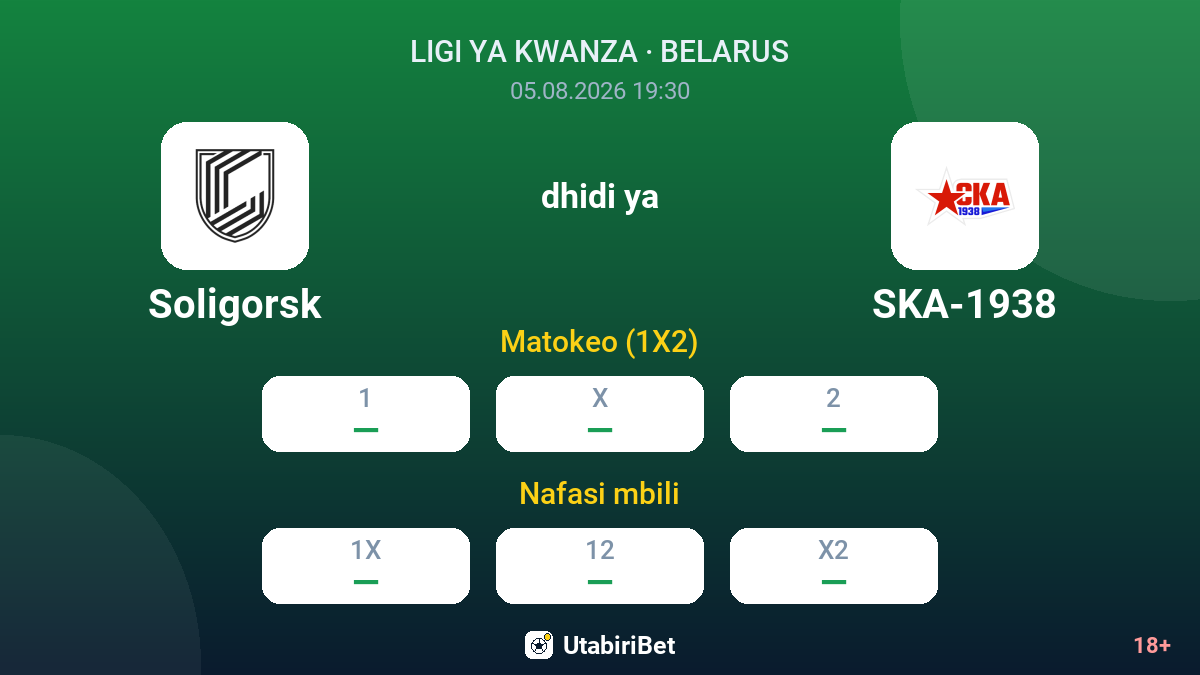 Soligorsk dhidi ya SKA-1938 — odds
