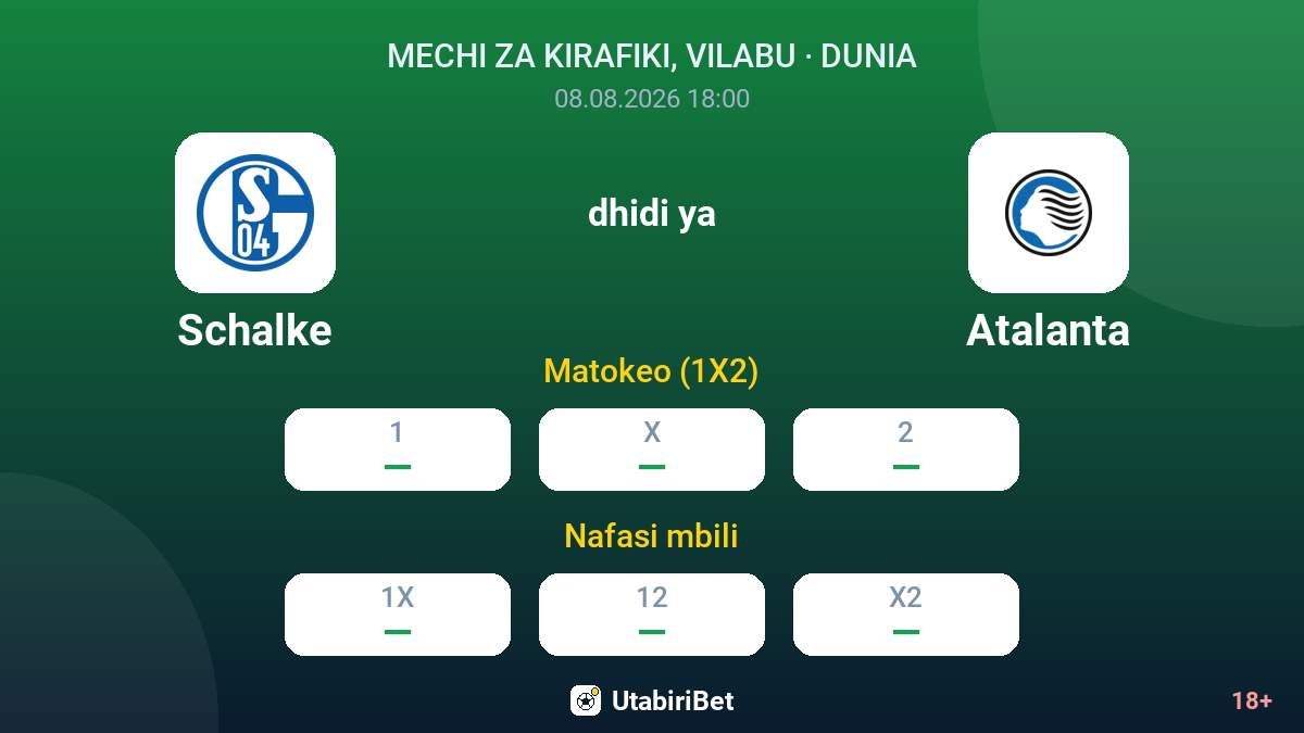 Schalke vs Atalanta — odds
