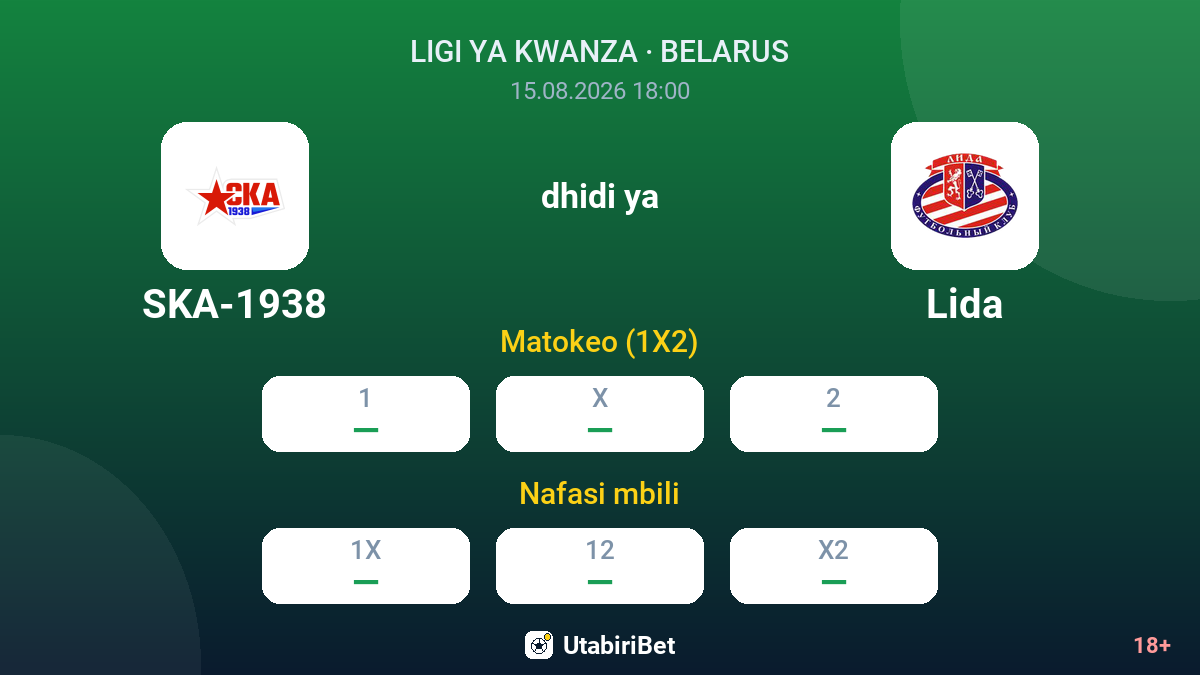 SKA-1938 vs Lida — odds