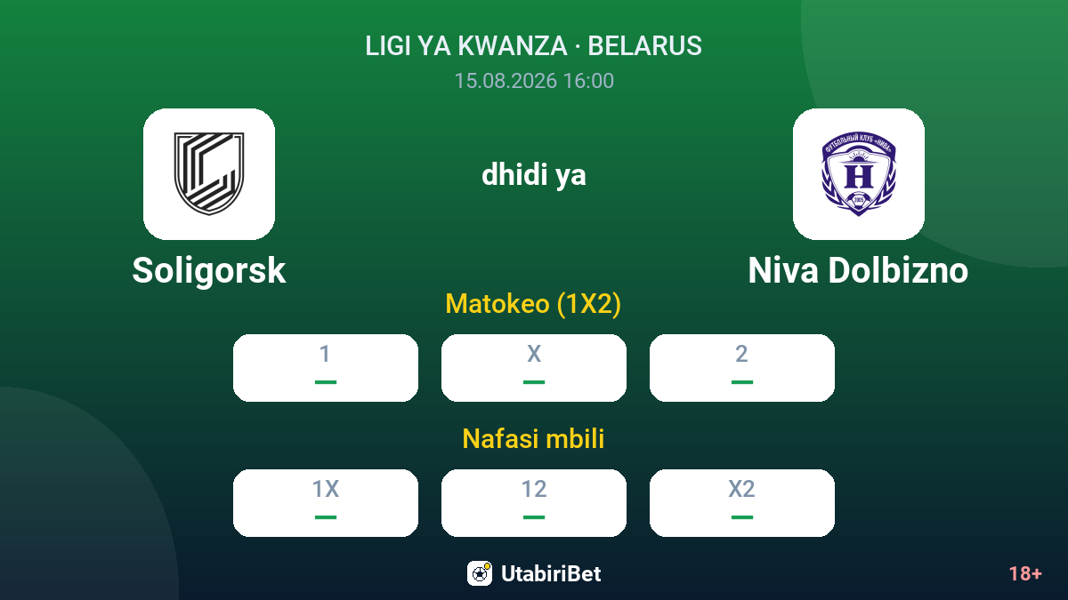 Soligorsk vs Niva Dolbizno — odds