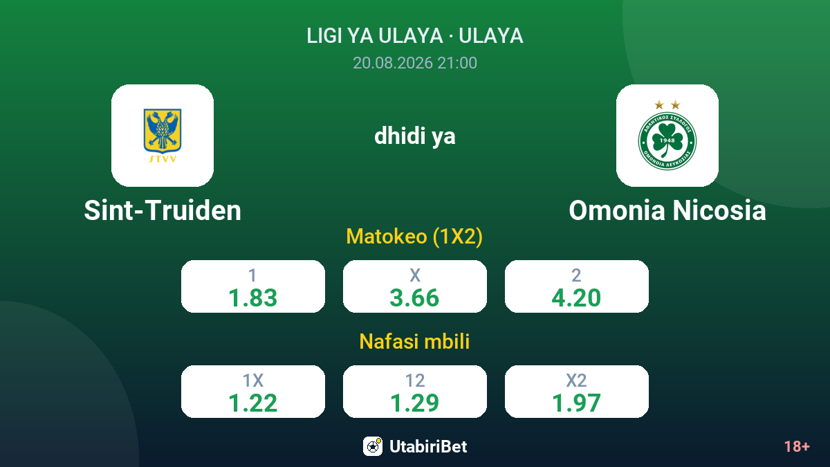 Sint-Truiden vs Omonia Nicosia — odds